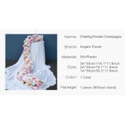 Artificial Flower Stage Backdrop