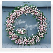 Reception Desk Flower Arrangements