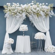 Flower Arrangement In Slallow Bowl