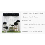 Black Gold And Red Wedding Decor