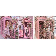 Artificial Flower Stage Backdrop