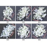 White Ceramic Flower Wall Decor
