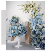 Hydrangea Flower Wall Wedding Backdrop