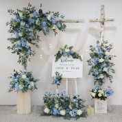 Navy Blue Plastic Table Runner