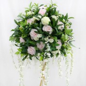 Pink And Ivory Wedding Decorations
