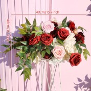 White And Rosr Artificial Flowers