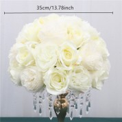 Black And White Pirate Wedding Flower Bouquet