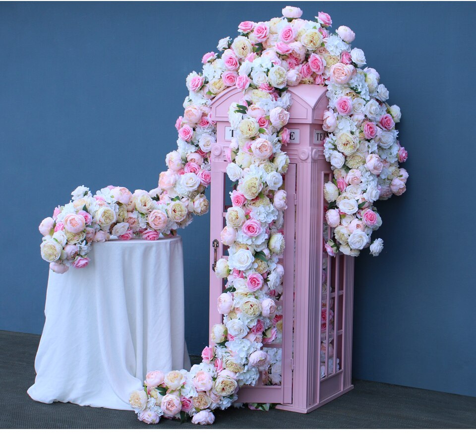 artificial flower stage backdrop8