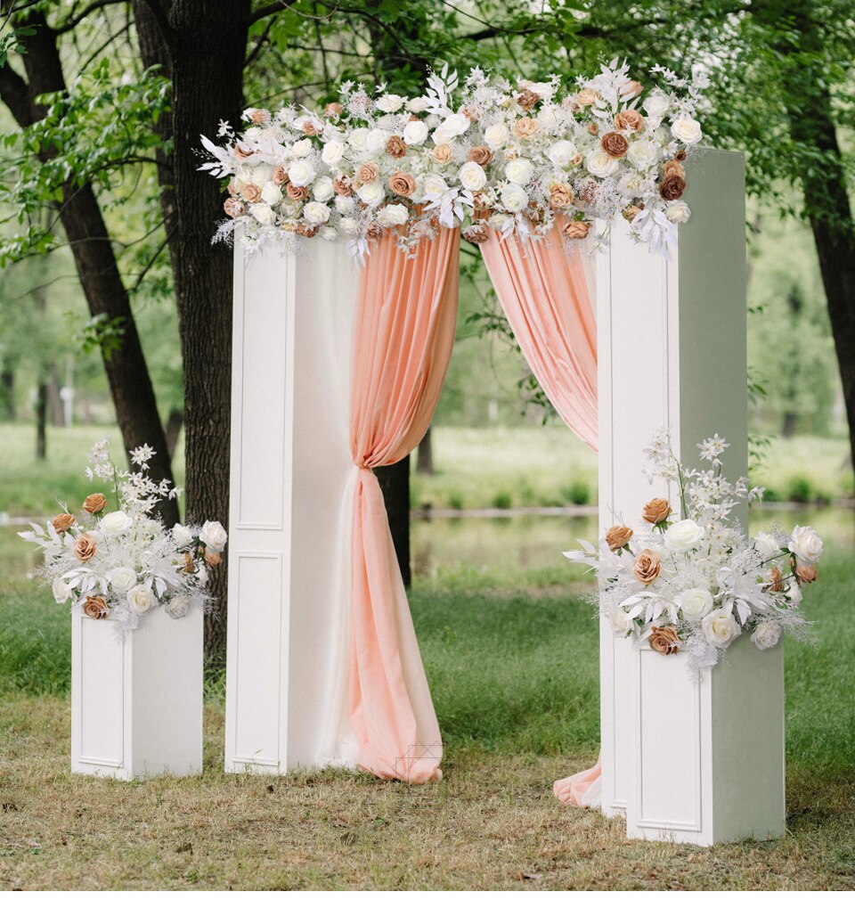 crepe paper flower wedding decoration