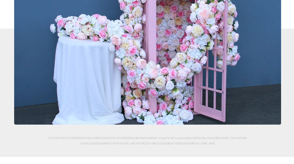 artificial flower stage backdrop4