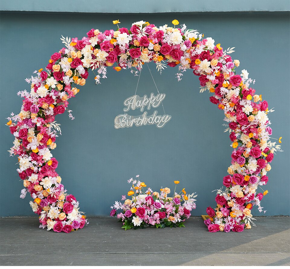 red white and yellow flower arrangements7