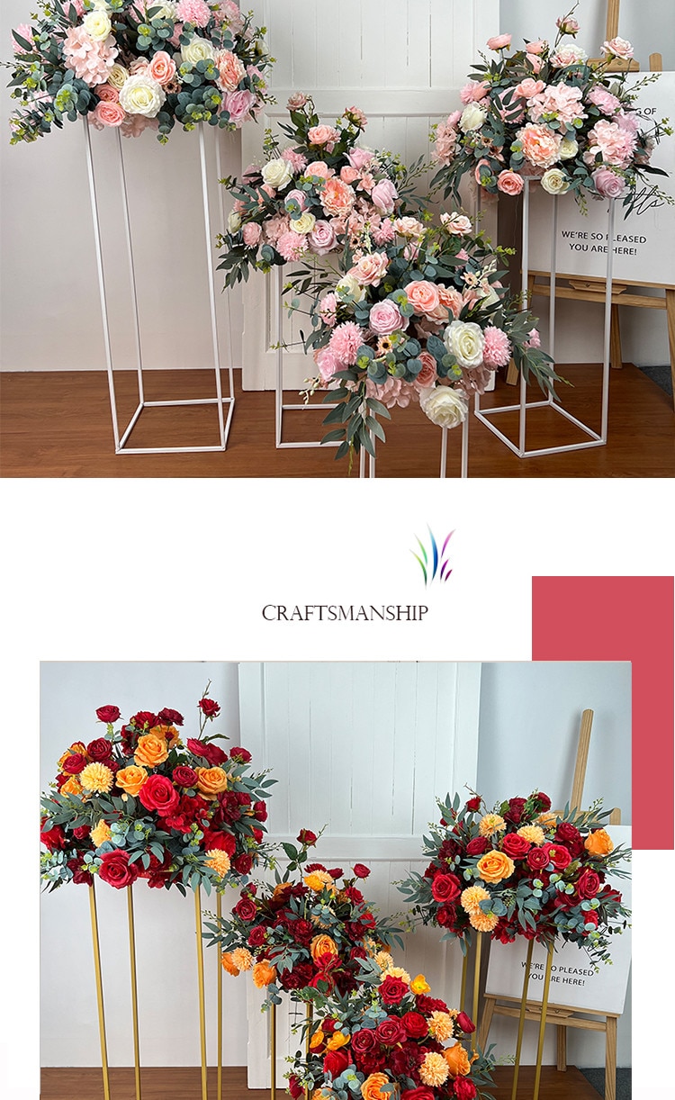 3 piece handmade vase sets wedding decor7