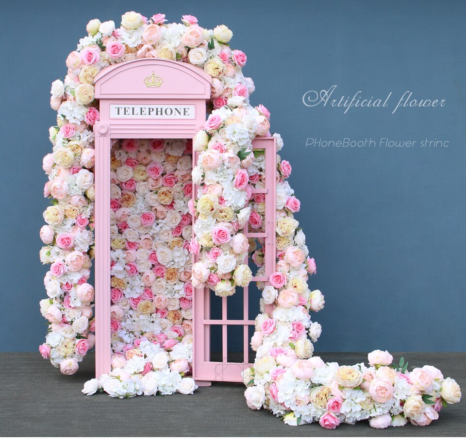 artificial flower stage backdrop1