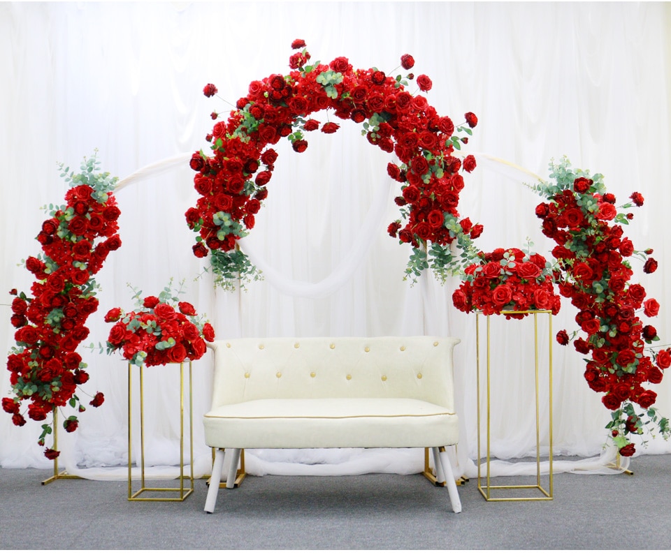 homemade wedding photo booth flower7