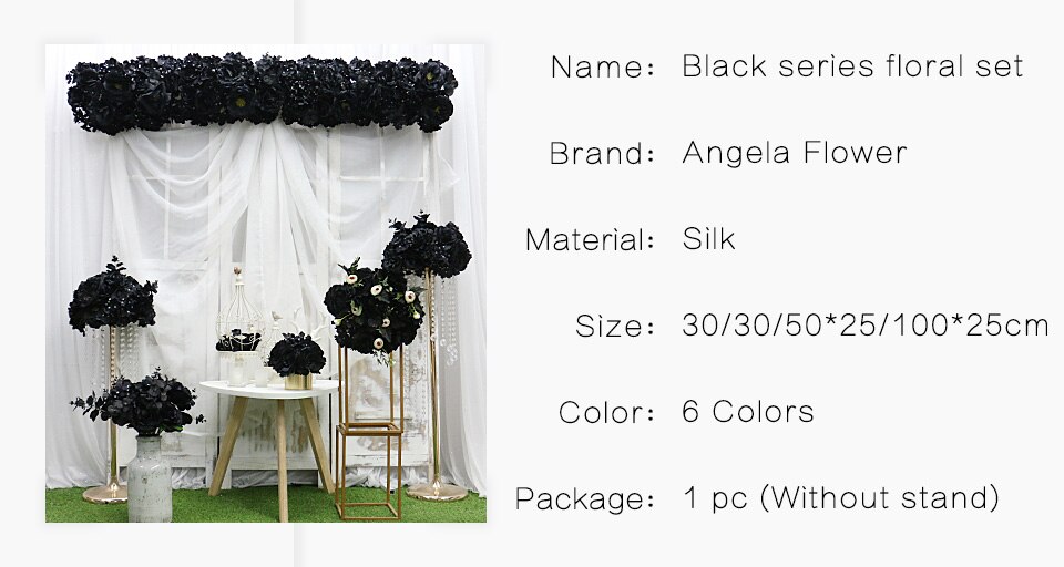 black gold and red wedding decor1