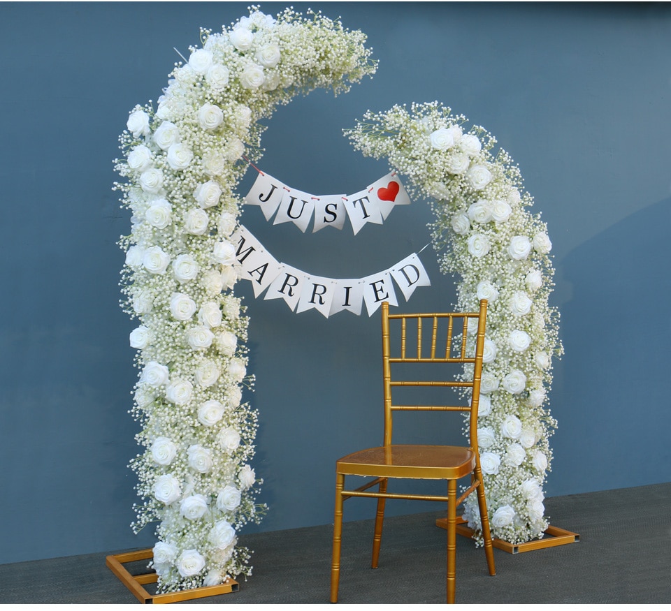 simple indoor wedding aisle decor7