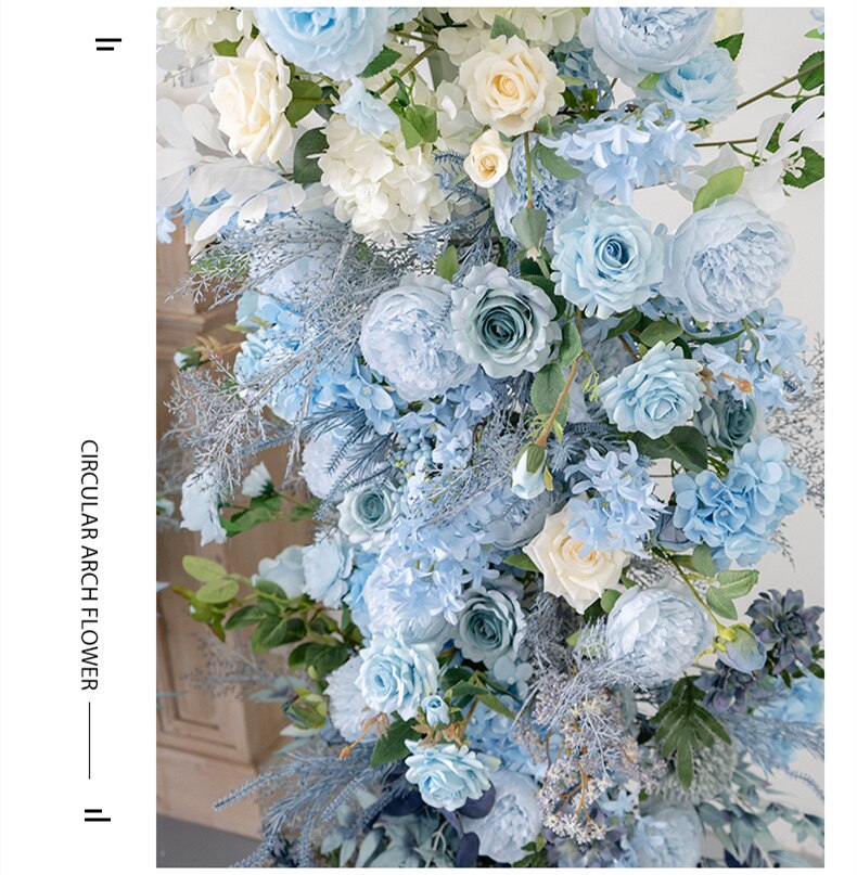 hydrangea flower wall wedding backdrop9