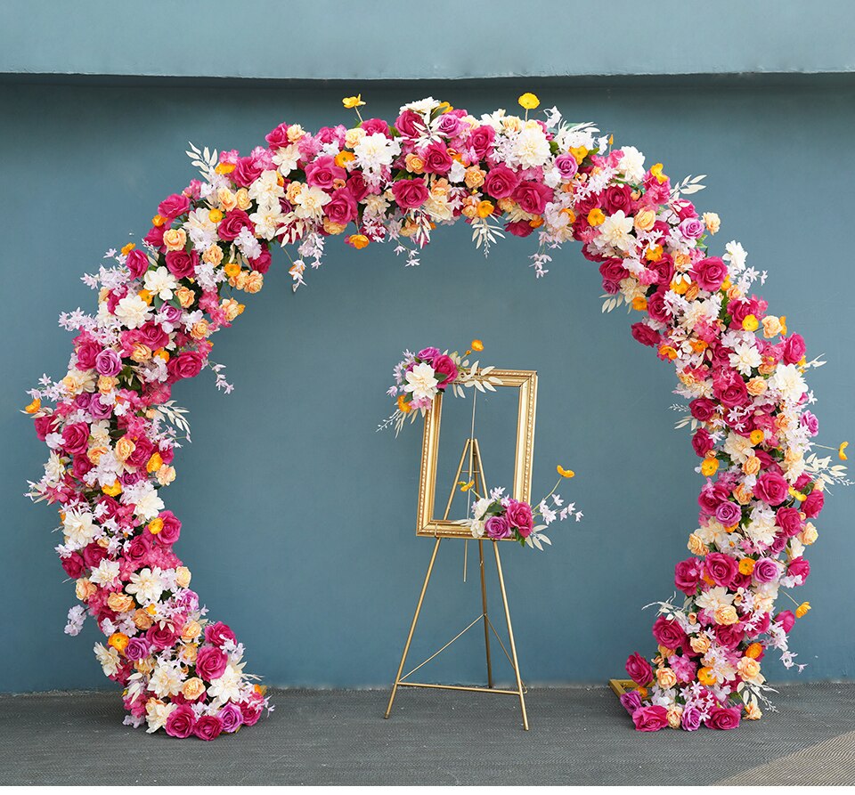 red white and yellow flower arrangements8