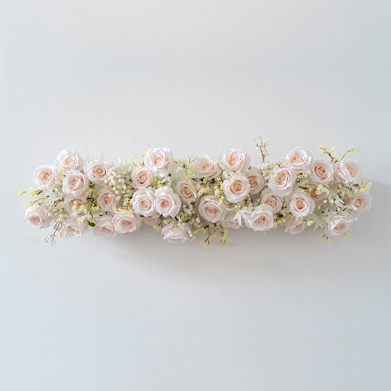 white artificial flower wall2