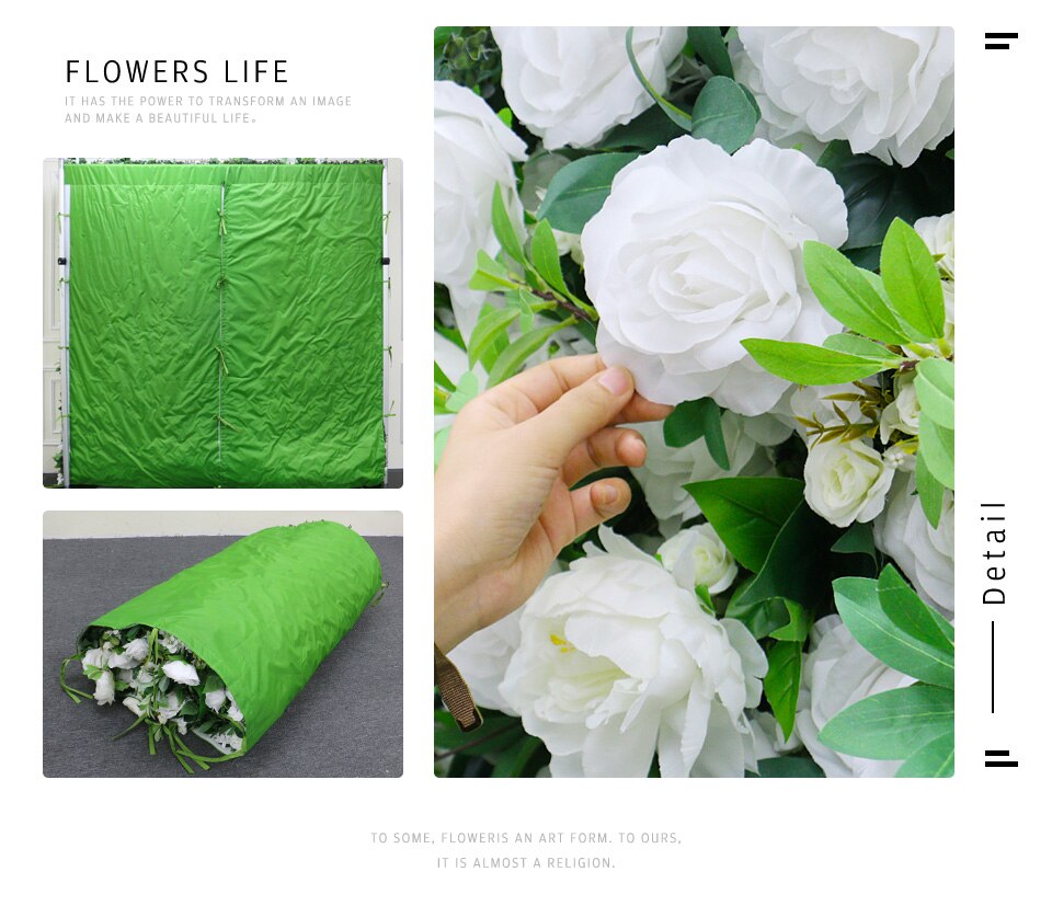 green flower walls3