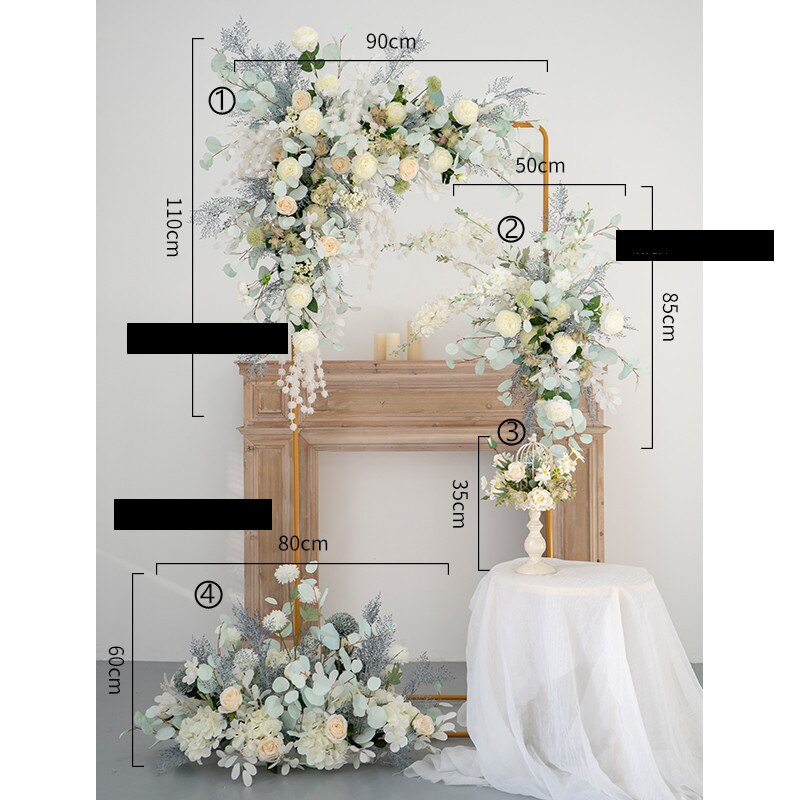 black white and teal wedding decorations1