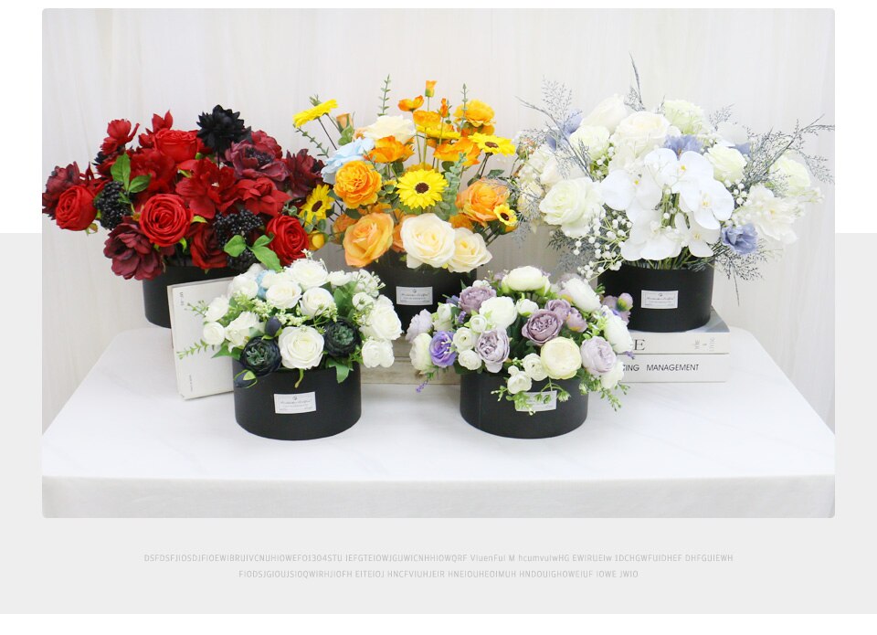 flower arrangements with sunflowers and zinnias4